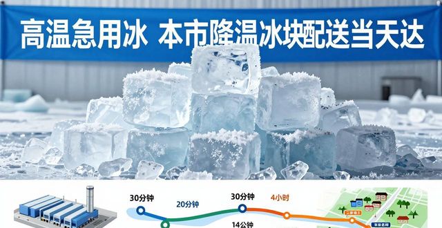 降温冰块配送流程_高效靠谱冰块运输_张家口降温冰块配送
