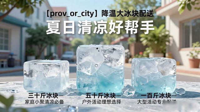 张家口降温大冰块配送 夏日清凉好帮手